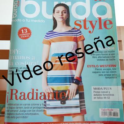 Vídeo reseña Mayo 2016 Burda Style