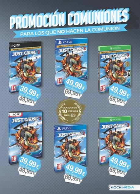 Koch Media abre la Campaña de Comuniones con rebajas permanentes en sus títulos A4_PROMO_COMUNIONES_JC3