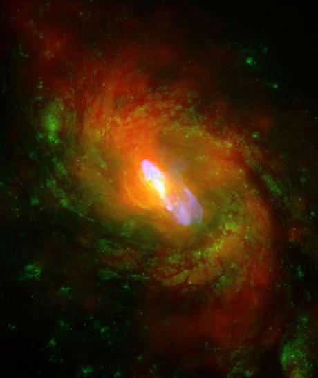 Los agujeros negros pueden dar forma a las galaxias