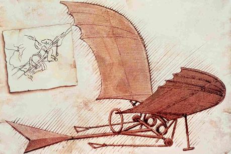 La máquina voladora de Leonardo Da Vinci La máquina voladora de Leonardo Da Vinci