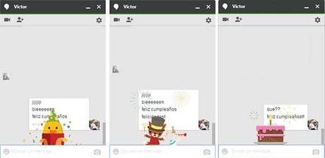 Como utilizar los muñecos ocultos en Hangouts Como utilizar los muñecos ocultos en Hangouts