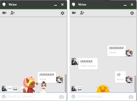 Como utilizar los muñecos ocultos en Hangouts Como utilizar los muñecos ocultos en Hangouts