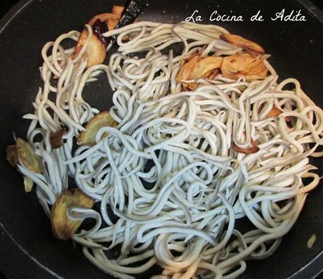 Saquitos de verduras con gulas