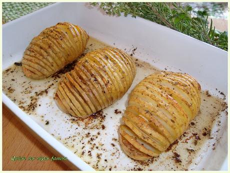 Patatas Hasselback