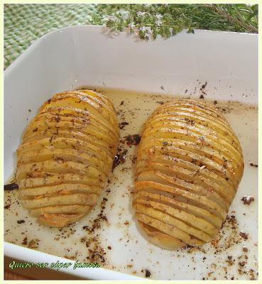 Patatas Hasselback