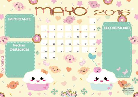 Fondos de pantalla y Calendarios imprimibles - Mayo 2016 Fondos de pantalla y Calendarios imprimibles - Mayo 2016