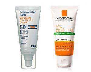 como usar protector solar sin que te brille el rostro protectores solares para piel grasa