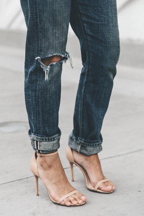 Downtown Sandro_Paris-Suede_Jacket-Citizen_OF_Humanity_Jeans-Raye_Sandals-The_Broad-Downtown_Los_Angeles-Outfit-Street_Style-45