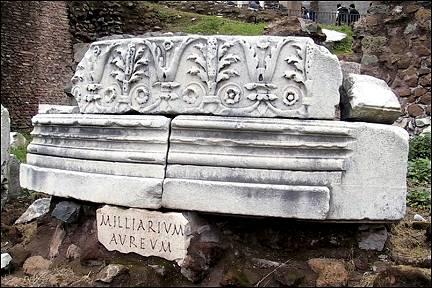 Milliarium Aureum, todos los caminos conducen a Roma Milliarium Aureum