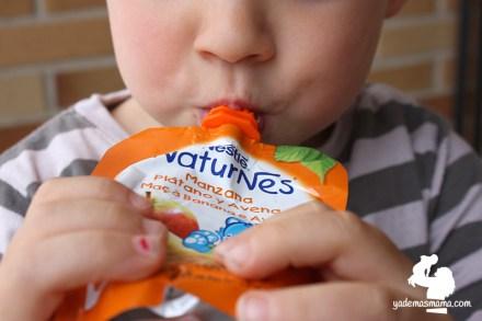 Probando las meriendas de Naturnes y sorteo boquilla de las bolsitas naturnes
