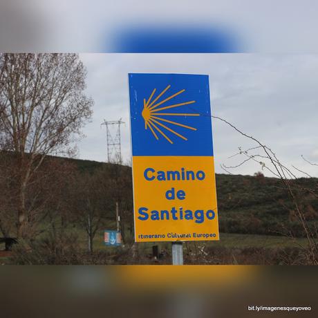 Camino de Santiago por tierras de León. Peregrinos y viandas.Camino de Santiago in León lands. Pilgrims and viands