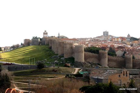 Muralla de Ávila Vista desde los cuatro postes