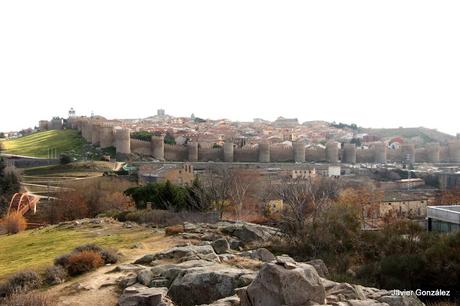 Muralla de Ávila Vista desde los cuatro postes