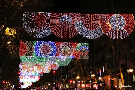 Calle Velázquez. Navidad Madrid se llena de luz en Navidad