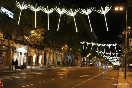 Calle Serrano. Navidad Madrid se llena de luz en Navidad