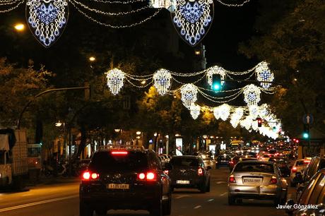 Calle Goya. Navidad Madrid se llena de luz en Navidad