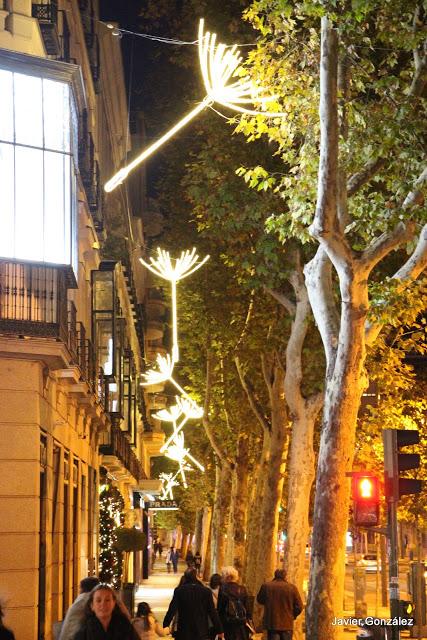Calle Serrano. Navidad Madrid se llena de luz en Navidad