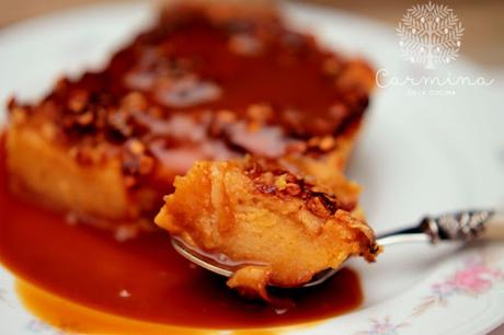 PUDING DE MANZANA CON SALSA DE CARAMELO SALADO