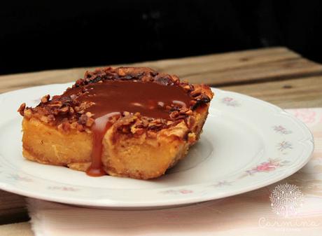 PUDING DE MANZANA CON SALSA DE CARAMELO SALADO