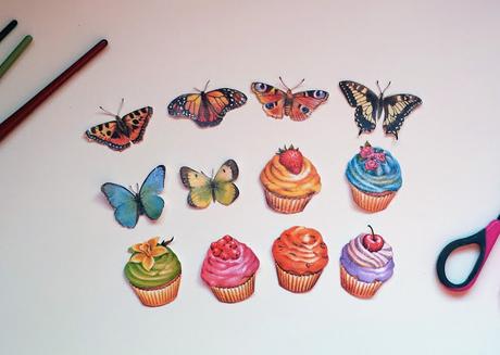 Scrapbooking truco: Adornos con servilletas de papel Scrapbooking truco: Adornos con servilletas de papel