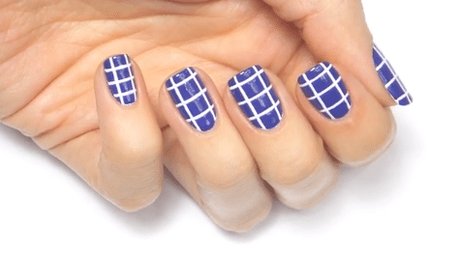 Tendencias en uñas primavera verano 2016 manicura de cuadricula