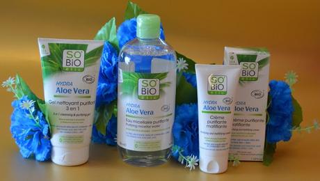 Una piel perfectamente purificada con los productos de la línea “Hydra Aloe Vera” de SO’BIO ÉTIC