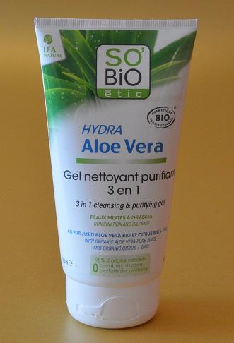 Una piel perfectamente purificada con los productos de la línea “Hydra Aloe Vera” de SO’BIO ÉTIC