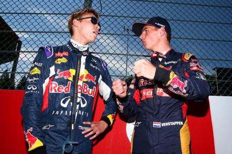 Kvyat, Verstappen, y la montaña rusa de Red Bull