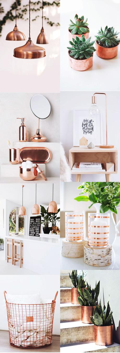 Copper is everywhere. copper-accesories-for-the-house