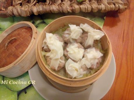 DIM SUM (RELLENOS DE CARNE PICADA CON CEBOLLETA) DIM SUM (RELLENOS DE CARNE PICADA CON CEBOLLETA)