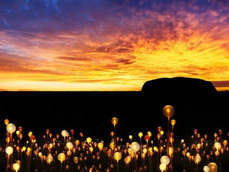 Mirando un montón de hermosas luces... Bruce Munro