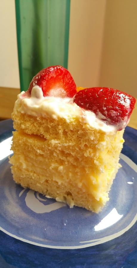 TARTA DE CREMA PASTELERA  Y FRUTAS