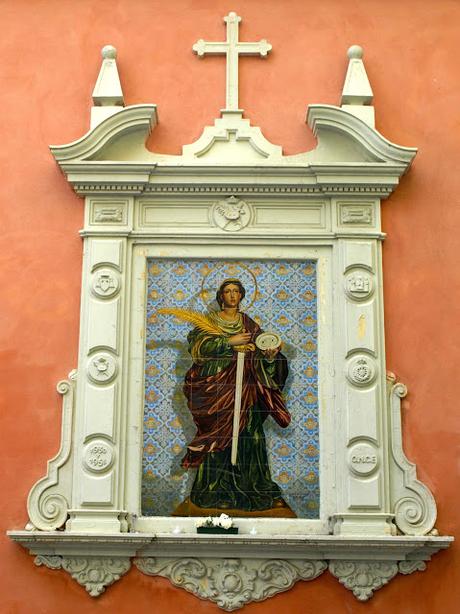 Santa Lucía, en la iglesia de Santa Catalina.