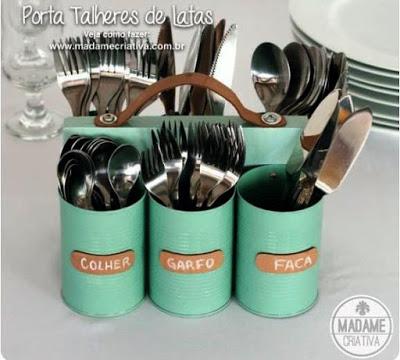 11 MANERAS DE  REUTILIZAR LATAS DE CONSERVA