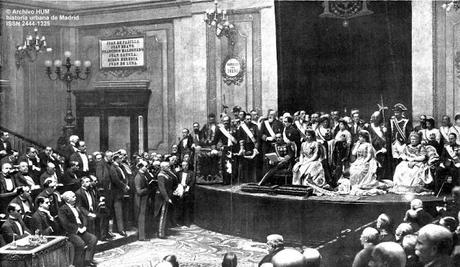 Madrid, cien años atrás: Cumpleaños de Galdós y apertura de las Cortes
