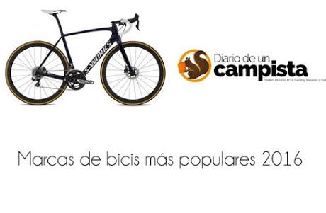Marcas de bicicletas más populares 2016 | Web y Redes Sociales estudio marcas bicicletas más importantes 2016