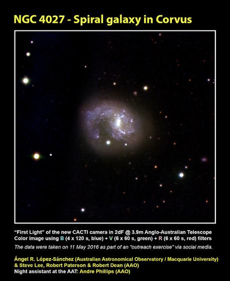 Experimento divulgativo en el AAT