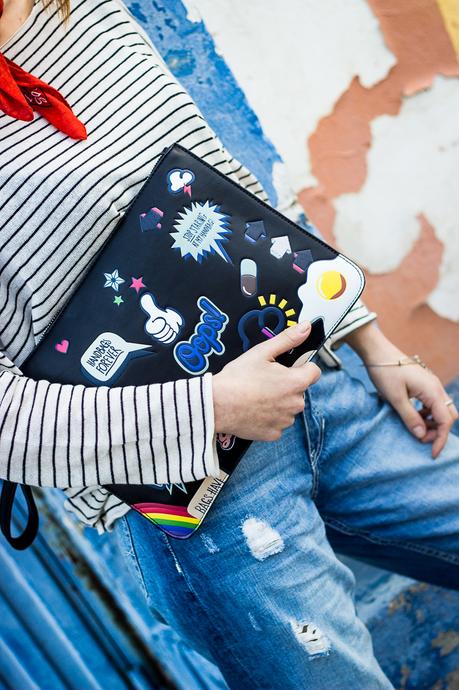 bolso de parches bolso de parches