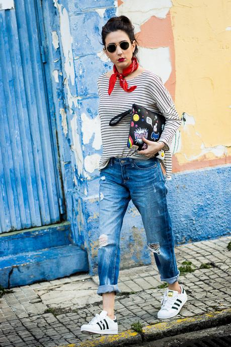 stripes shirt Stripes And Patches