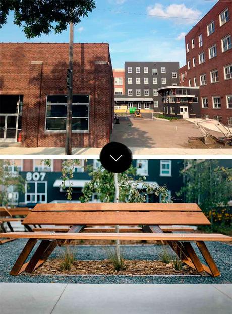 Antes-después: restaurante cañero con aire industrial