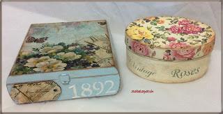 Decoupage, estarcidos y estrellas de patchwork