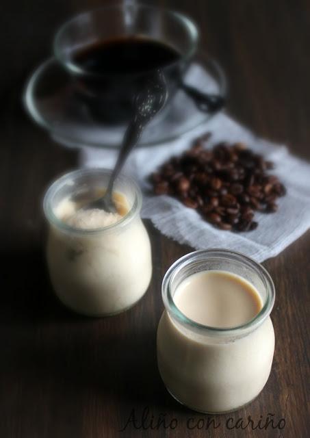 PANNA COTTA AL YOGUR Y CAFÉ