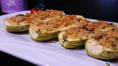 Calabacines gratinados Calabacines gratinados