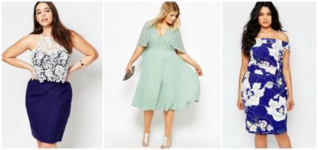 asos vestidos invitadas Plus Size