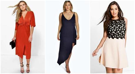 Boohoo vestidos para invitadas Plus Size