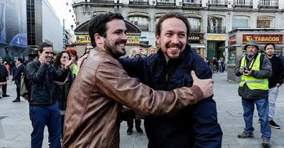 Podemos e IU se coaligan: “Unidos Podemos”.