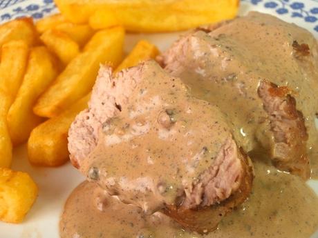 SOLOMILLO A LA PIMIENTA receta SOLOMILLO A LA PIMIENTA receta