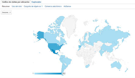 Como hacer una página web internacional en WordPress Google Analytics Map
