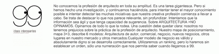 “99 ideas interesantes en la arquitectura española” (XXI)