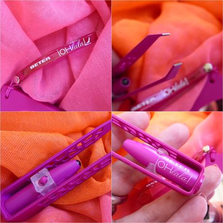 Beter Oh la la, mi opinión sobre el espejo de bolso y las pinzas con luz de color rosa Beter Oh la la, mi opinión sobre el espejo de bolso y las pinzas con luz de color rosa